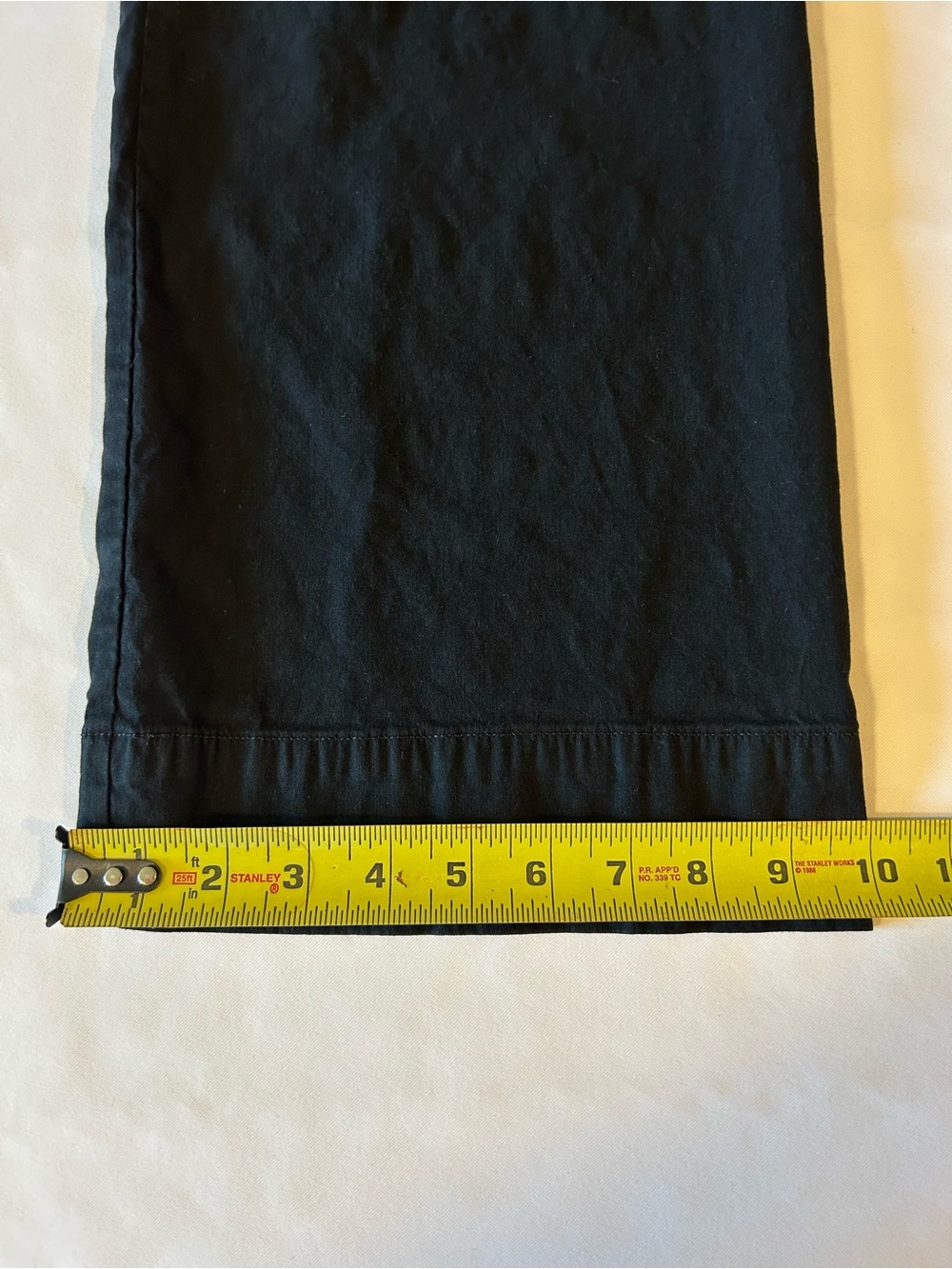 Maeve Anthropologie The Colette magic fabric Wide-Leg pants black size 27 - Picture 10 of 14